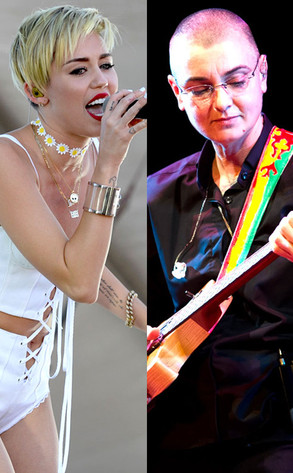 Miley Cyrus, Sinead O'Connor Miley Cyrus, Sinead O'Connor